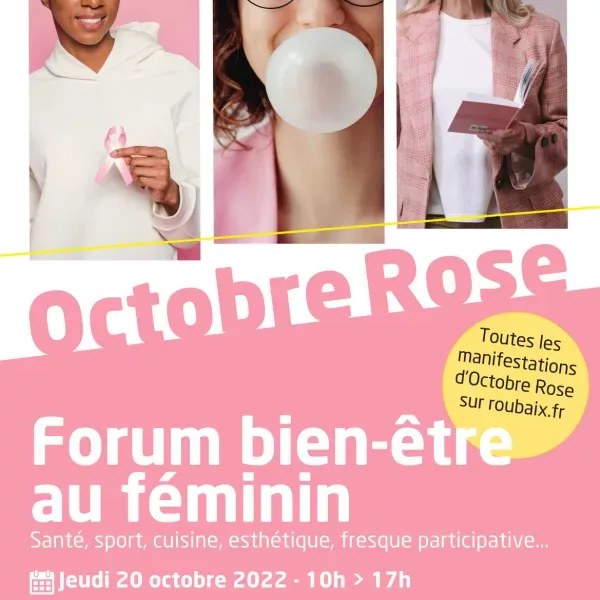 Octobre rose 2022 : Programmes des manifestations dans les Hauts de France